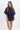 Drop shoulder Navy Sweater Set